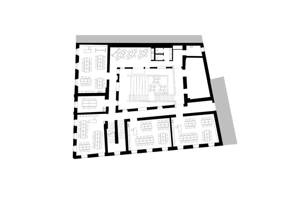 Grundriss Obergeschoss © CAN Architects