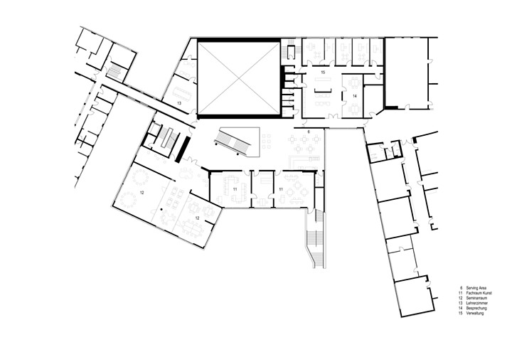 Grundriss 1. OG ISS, © a+r Architekten